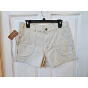 Patagonia Women's Stand Up Shorts 3" Dyno White Organic Cotton NWT Size 6